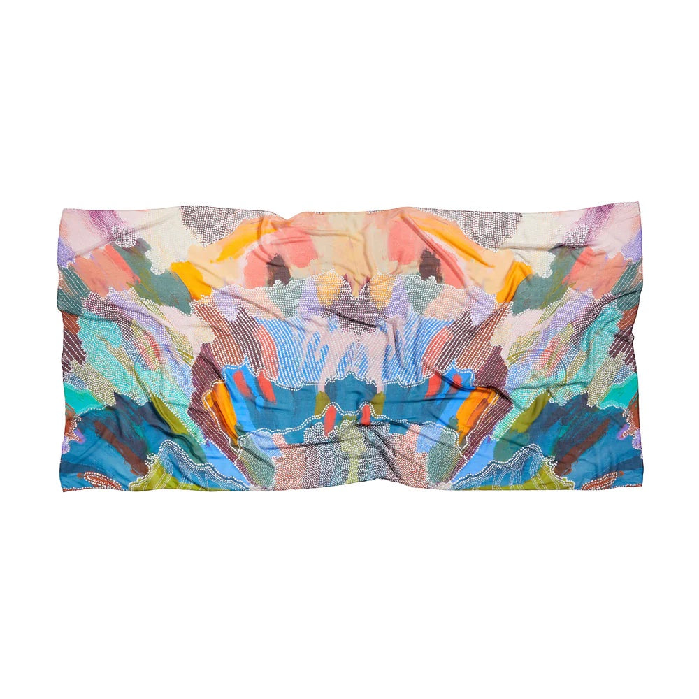 'Ken Done’s Aboriginal Sista' Silk Scarf