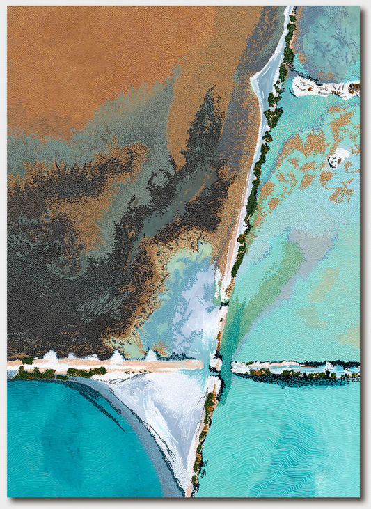 Wumera Nangamay: Salt Pan #4 - Art Card