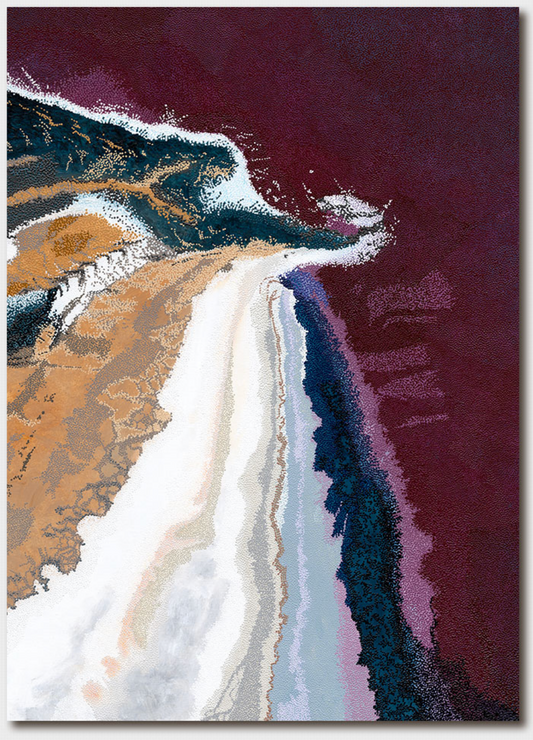 Wumera Nangamay: Salt Pan #5 - Art Card