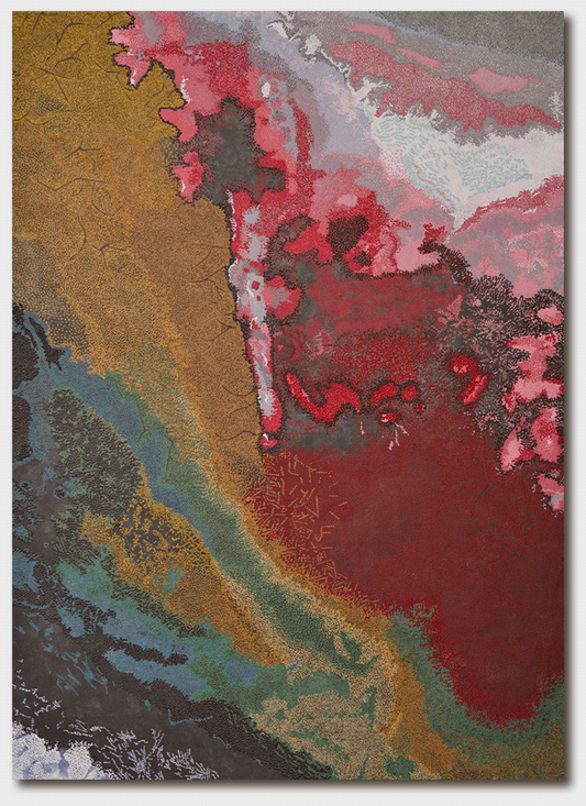 Wumera Nangamay: Salt Pan #10 - Art Card