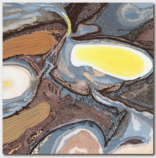Wumera Nangamay: Salt Pan #1 - Art Card